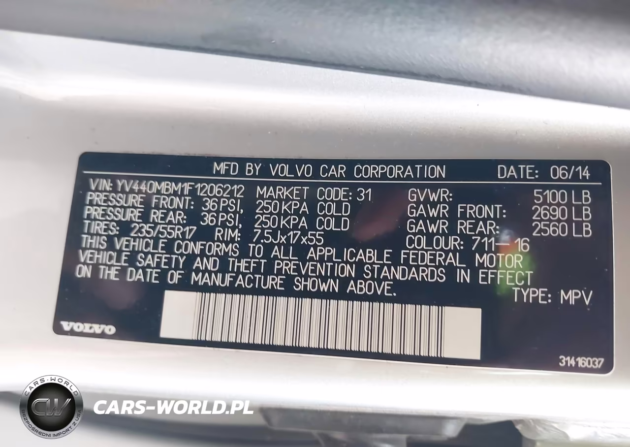2015 Volvo Xc70 T5 Platinum VIN:YV440MBM1F1206212 - 9
