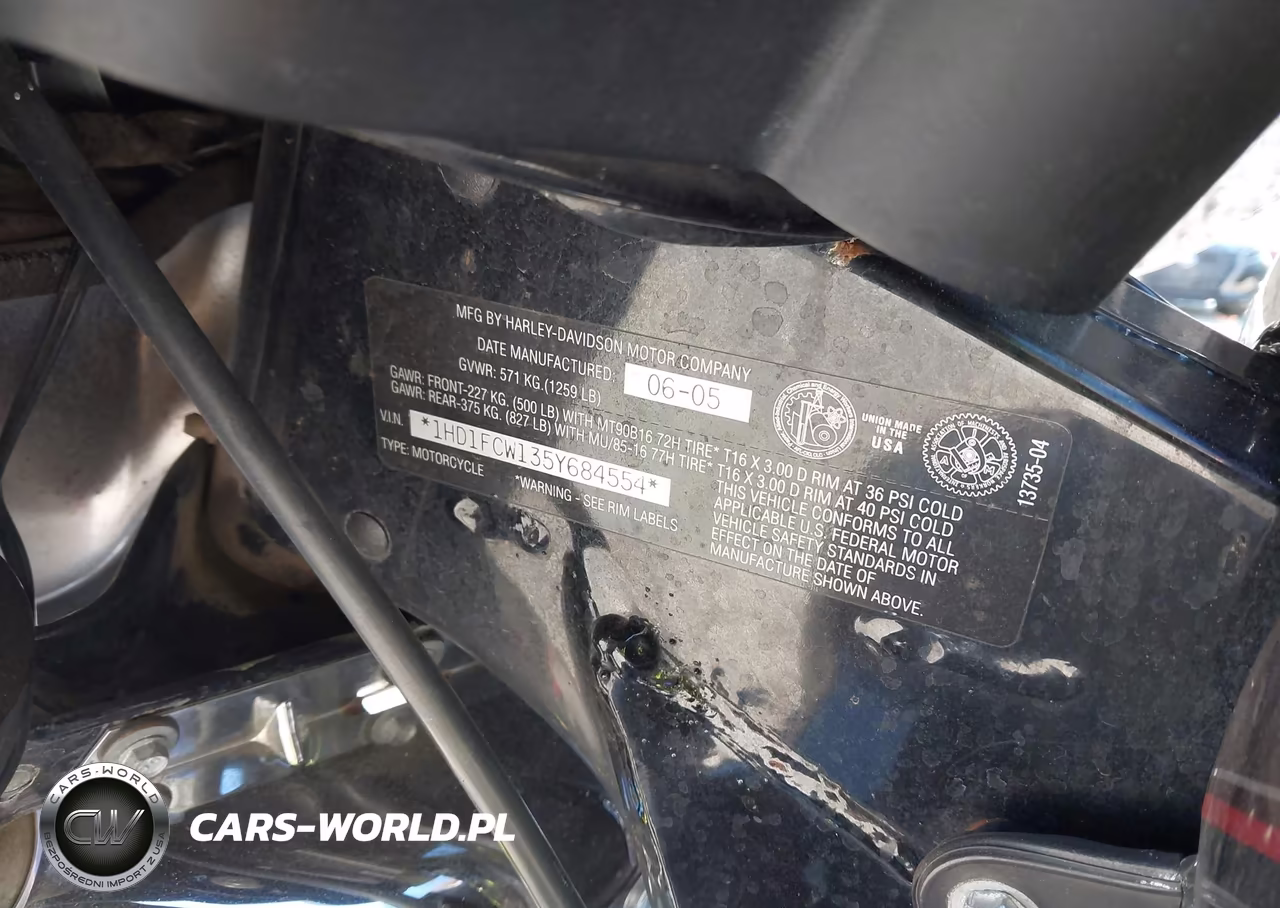 2005 Harley-Davidson Flhtcui VIN:1HD1FCW135Y684554 - 10