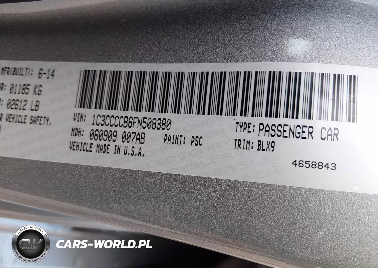 2015 Chrysler 200 C VIN:1C3CCCCB6FN508380 - 9