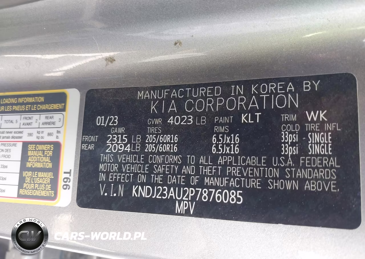 2023 Kia Soul Lx VIN:KNDJ23AU2P7876085 - 9