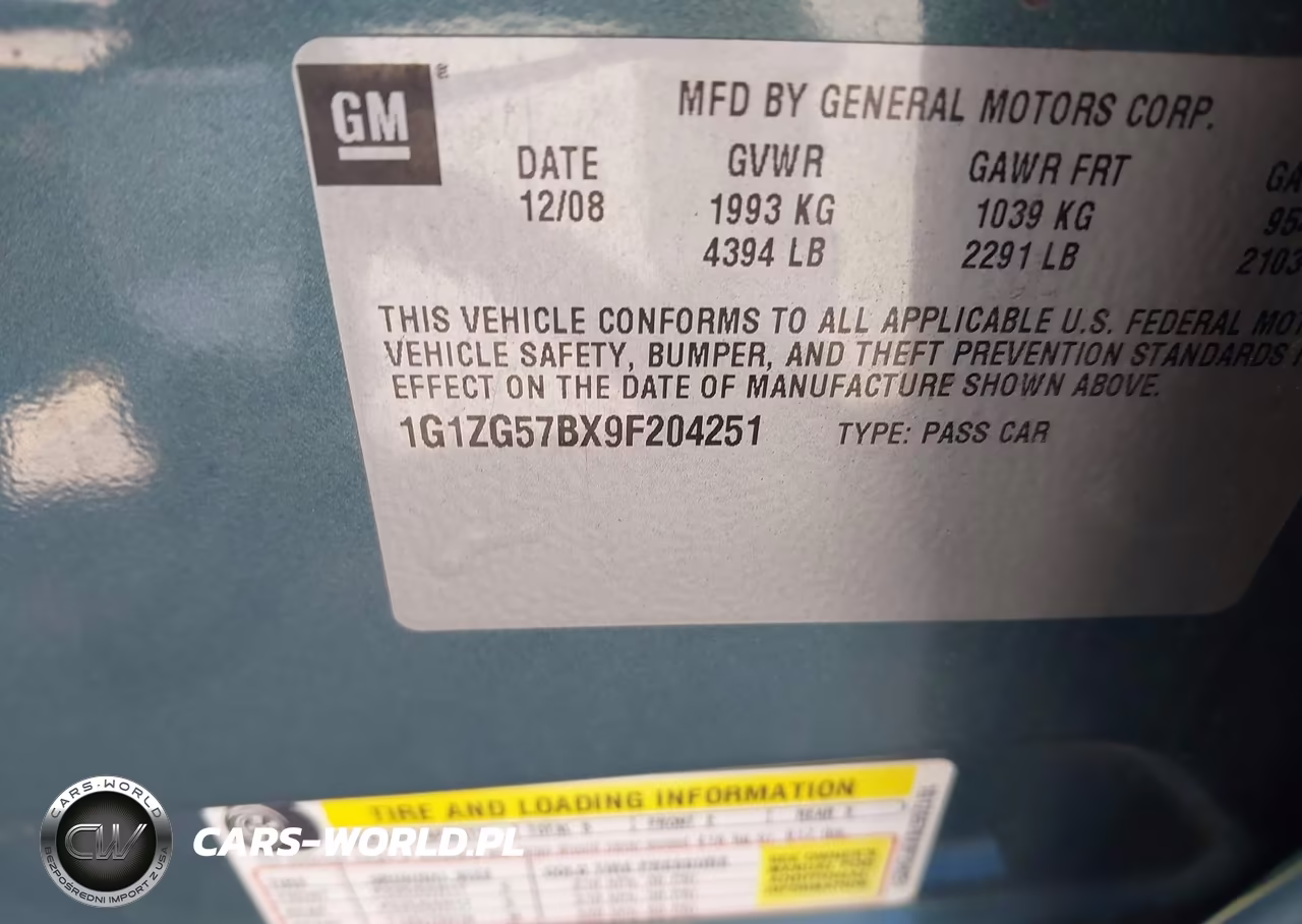 2009 Chevrolet Malibu Ls VIN:1G1ZG57BX9F204251 - 9