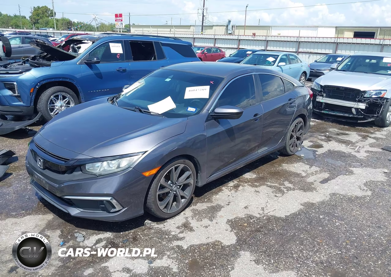 2019 Honda Civic Lx VIN:19XFC2F64KE049110 - 2