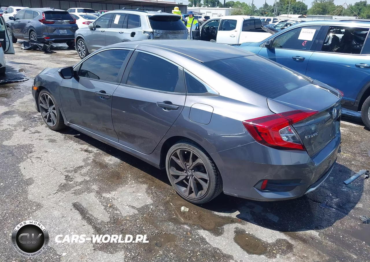 2019 Honda Civic Lx VIN:19XFC2F64KE049110 - 3