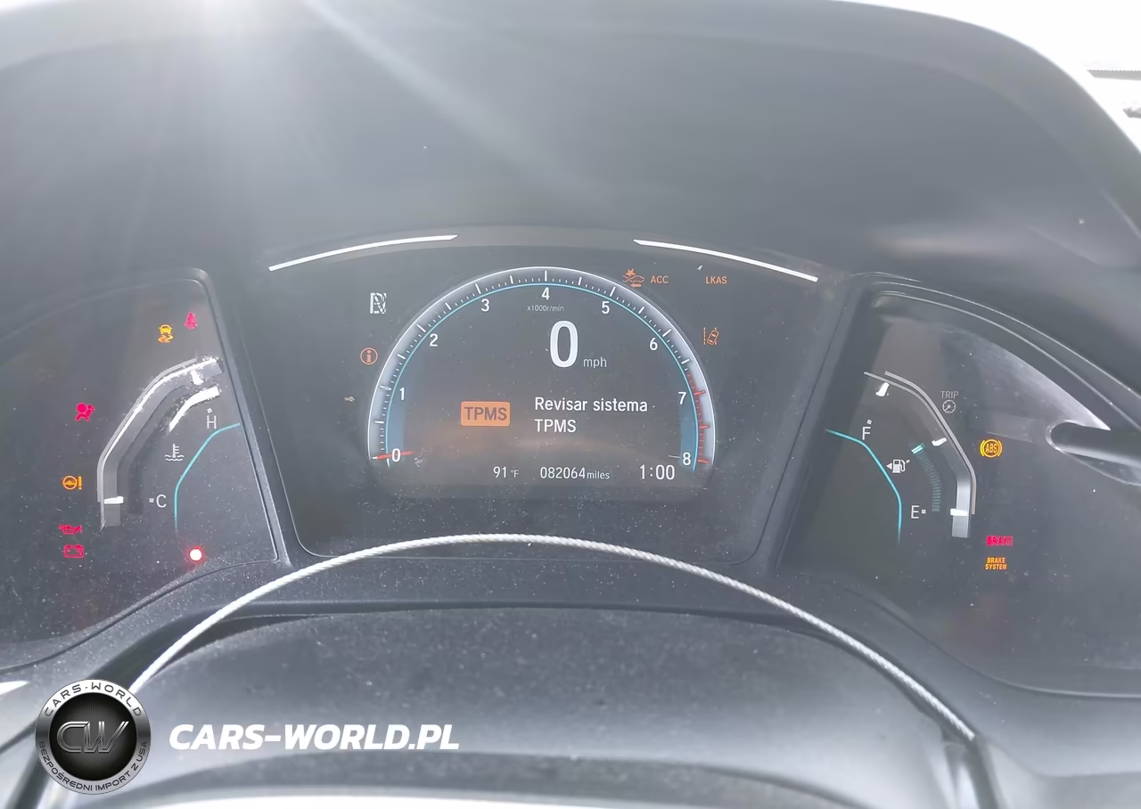 2019 Honda Civic Lx VIN:19XFC2F64KE049110 - 7