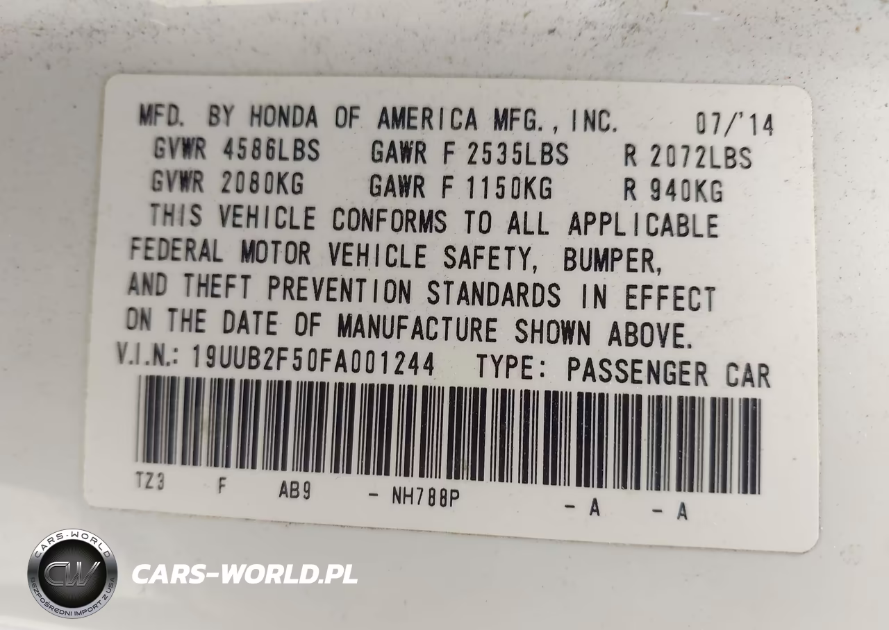 2015 Acura Tlx V6 Tech VIN:19UUB2F50FA001244 - 9