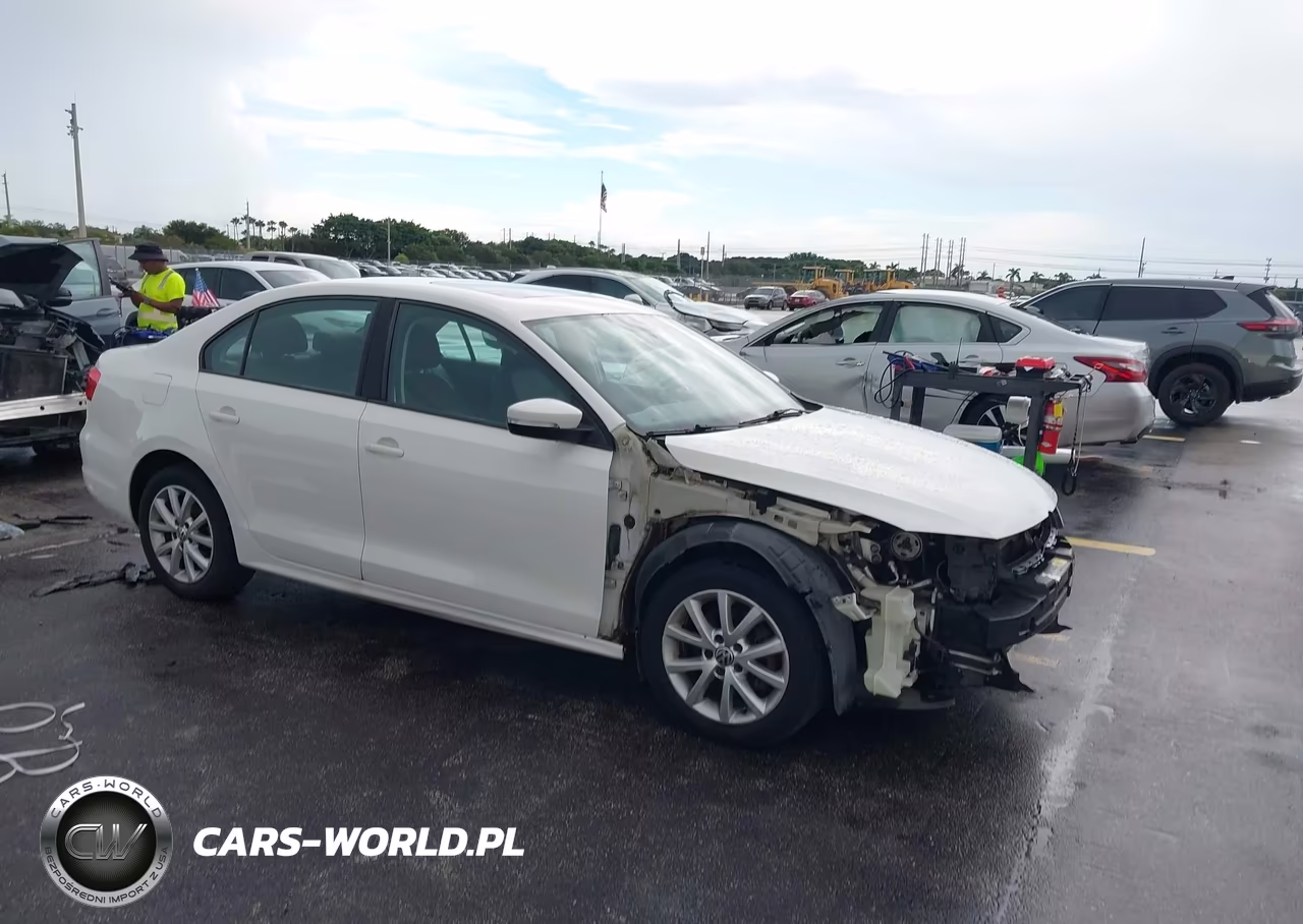 2012 Volkswagen Jetta 2.5L Se VIN:3VWDP7AJ1CM370403 - 1