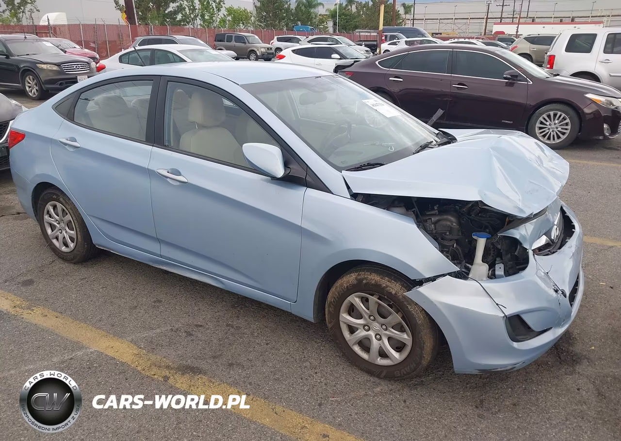 2012 Hyundai Accent Gls VIN:KMHCT4AE4CU177150 - 1
