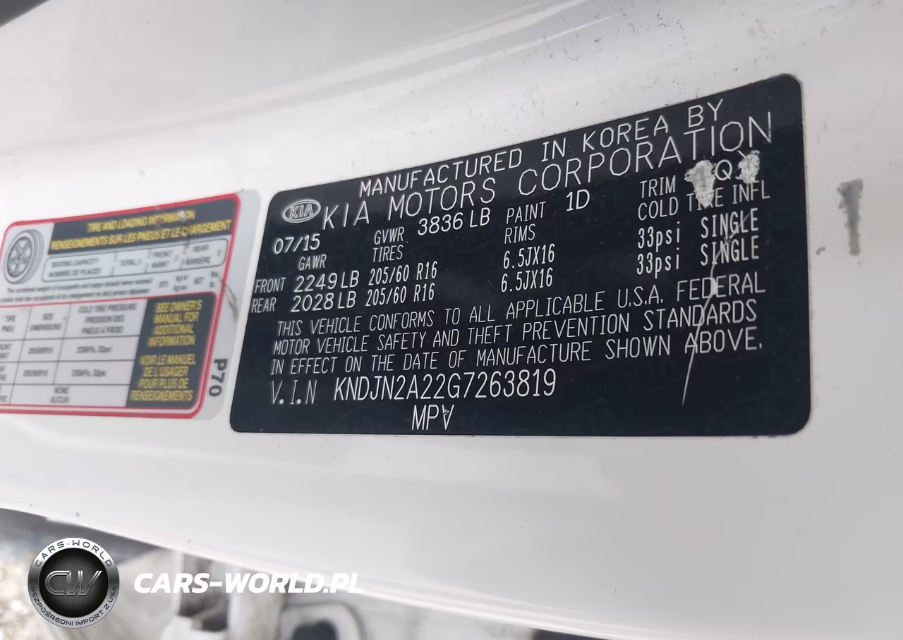 2016 Kia Soul VIN:KNDJN2A22G7263819 - 9