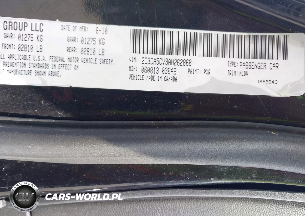2010 Chrysler 300 Touring-Signature Series-Executive Series VIN:2C3CA5CV3AH262868 - 9