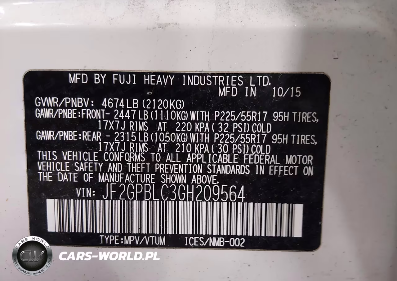 2016 Subaru Crosstrek Hybrid Touring VIN:JF2GPBLC3GH209564 - 9