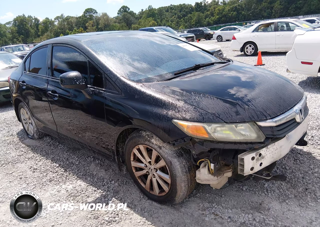 2012 Honda Civic Ex VIN:2HGFB2F88CH502401 - 1