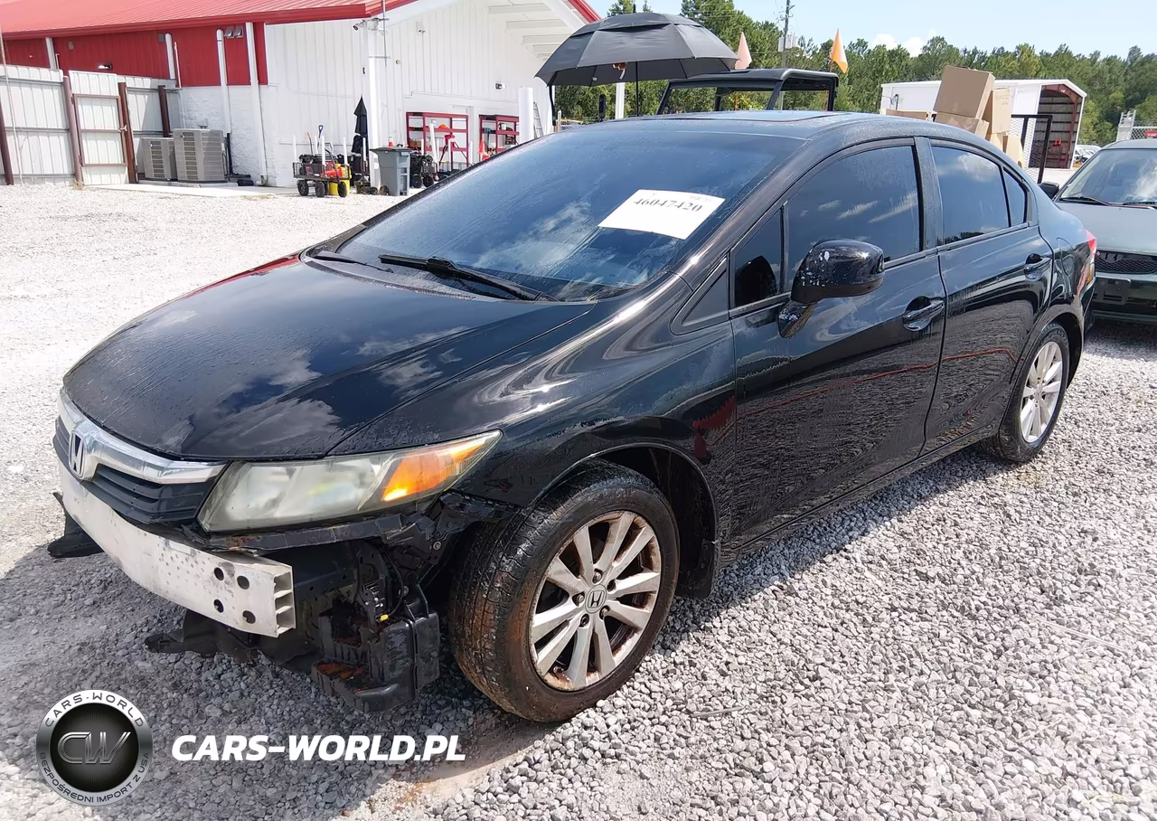 2012 Honda Civic Ex VIN:2HGFB2F88CH502401 - 2