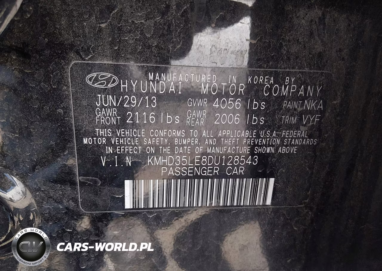 2013 Hyundai Elantra Gt VIN:KMHD35LE8DU128543 - 9