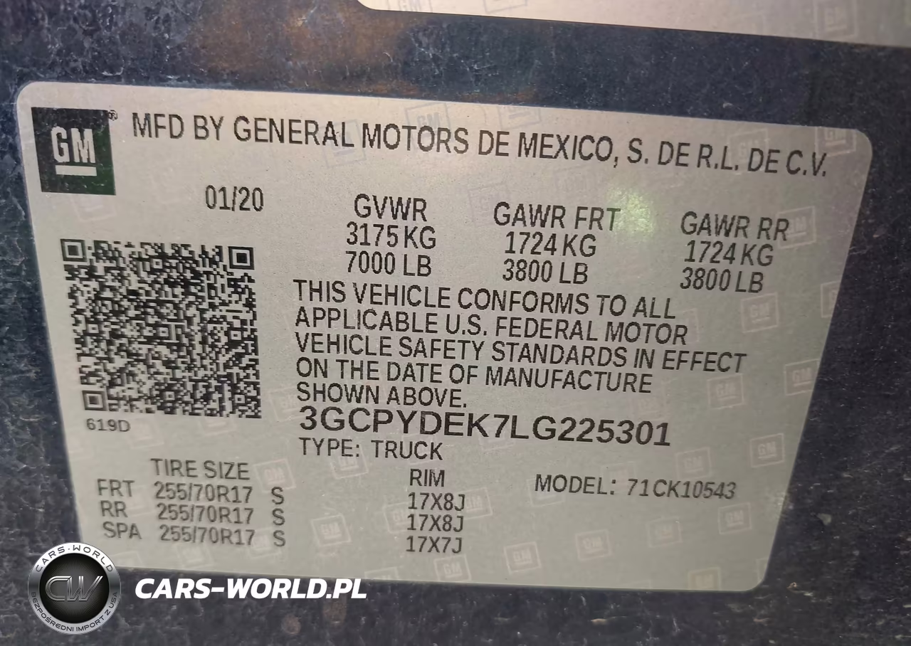 2020 Chevrolet Silverado 1500 4Wd Short Bed Lt VIN:3GCPYDEK7LG225301 - 9