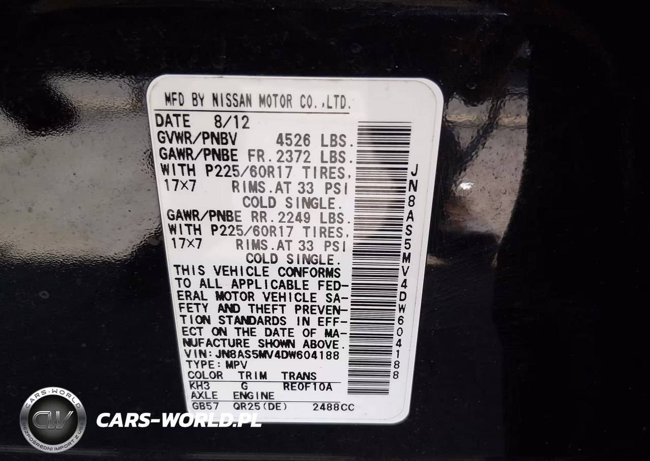 2013 Nissan Rogue Sv VIN:JN8AS5MV4DW604188 - 9