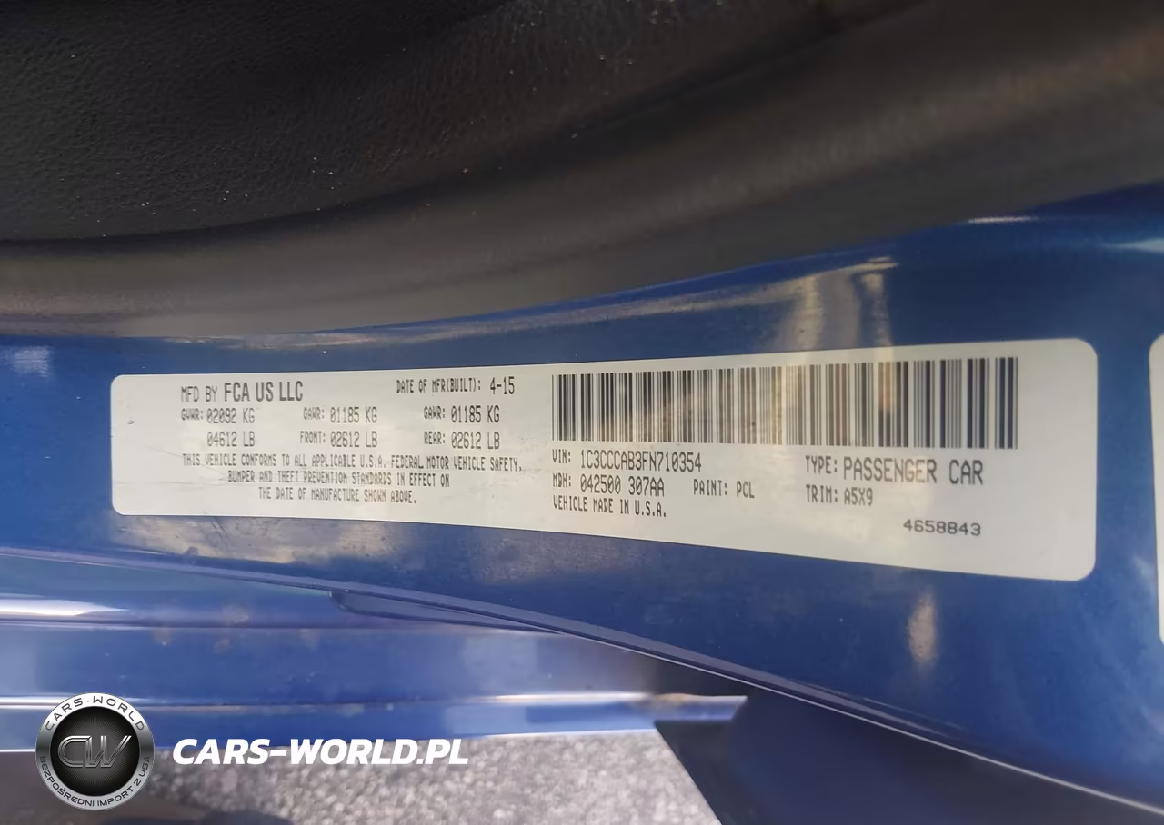 2015 Chrysler 200 Limited VIN:1C3CCCAB3FN710354 - 9
