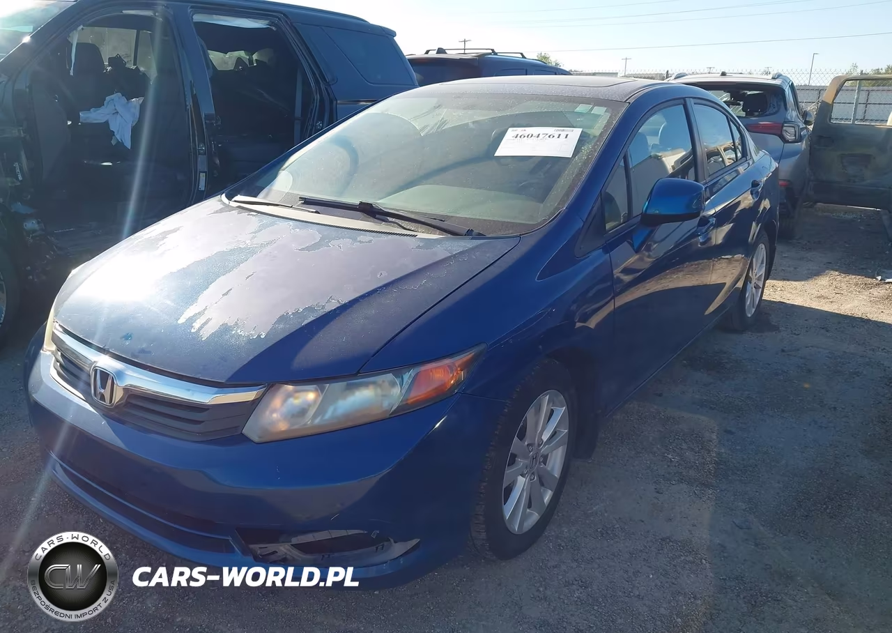 2012 Honda Civic Ex-L VIN:2HGFB2F99CH506871 - 2