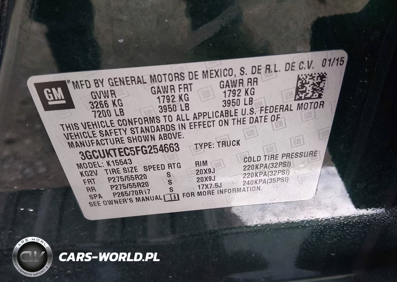 2015 Chevrolet Silverado 1500 High Country VIN:3GCUKTEC5FG254663 - 9