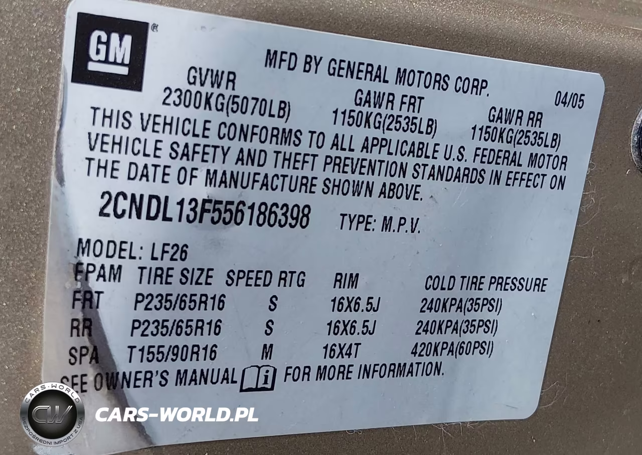2005 Chevrolet Equinox Ls VIN:2CNDL13F556186398 - 9