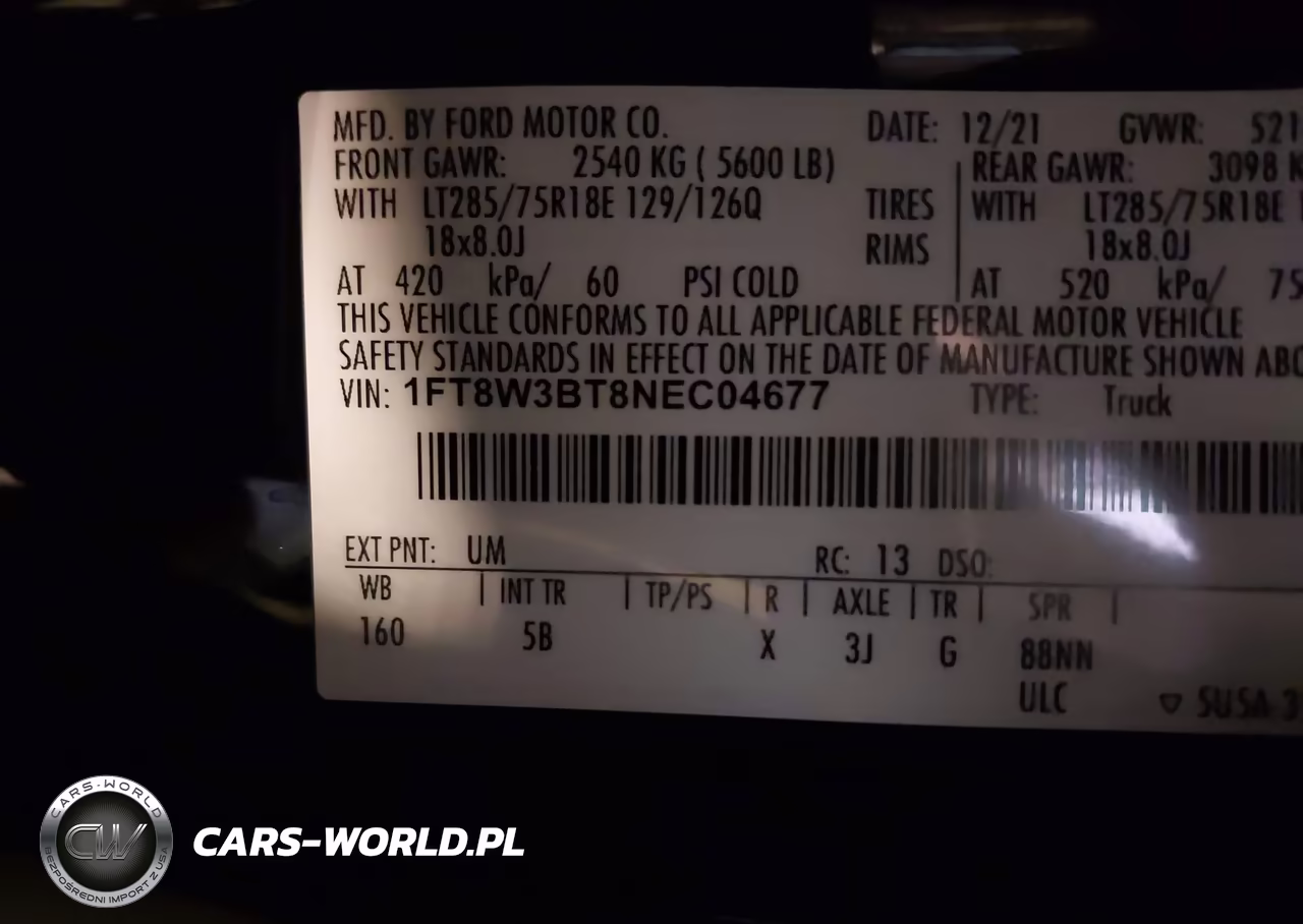 2022 Ford F-350 Lariat VIN:1FT8W3BT8NEC04677 - 8