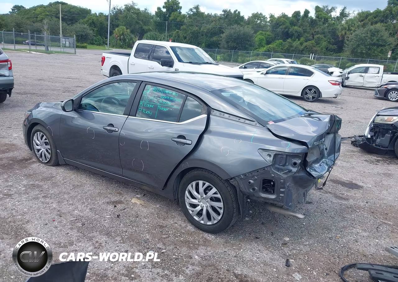 2020 Nissan Sentra S Xtronic Cvt VIN:3N1AB8BV0LY225196 - 3