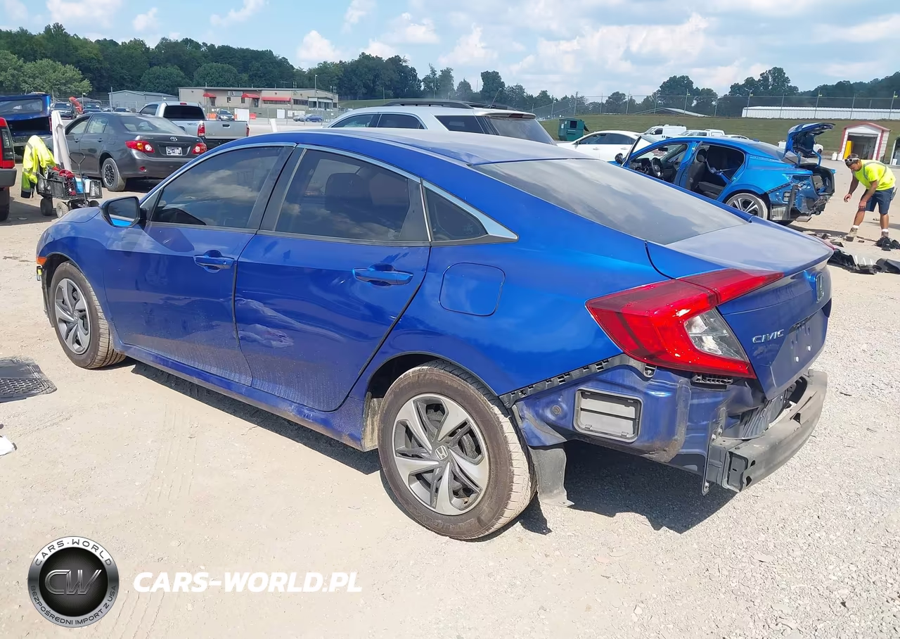 2019 Honda Civic Lx VIN:2HGFC2F67KH599925 - 3