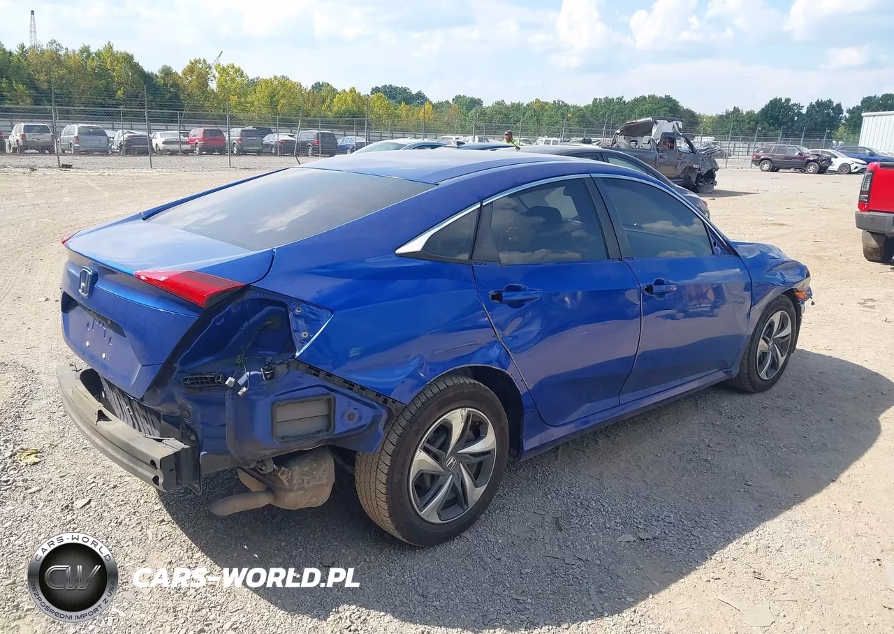 2019 Honda Civic Lx VIN:2HGFC2F67KH599925 - 4