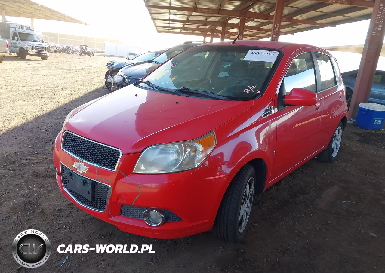 2009 Chevrolet Aveo Lt W-2Lt VIN:KL1TG66EX9B323446 - 2