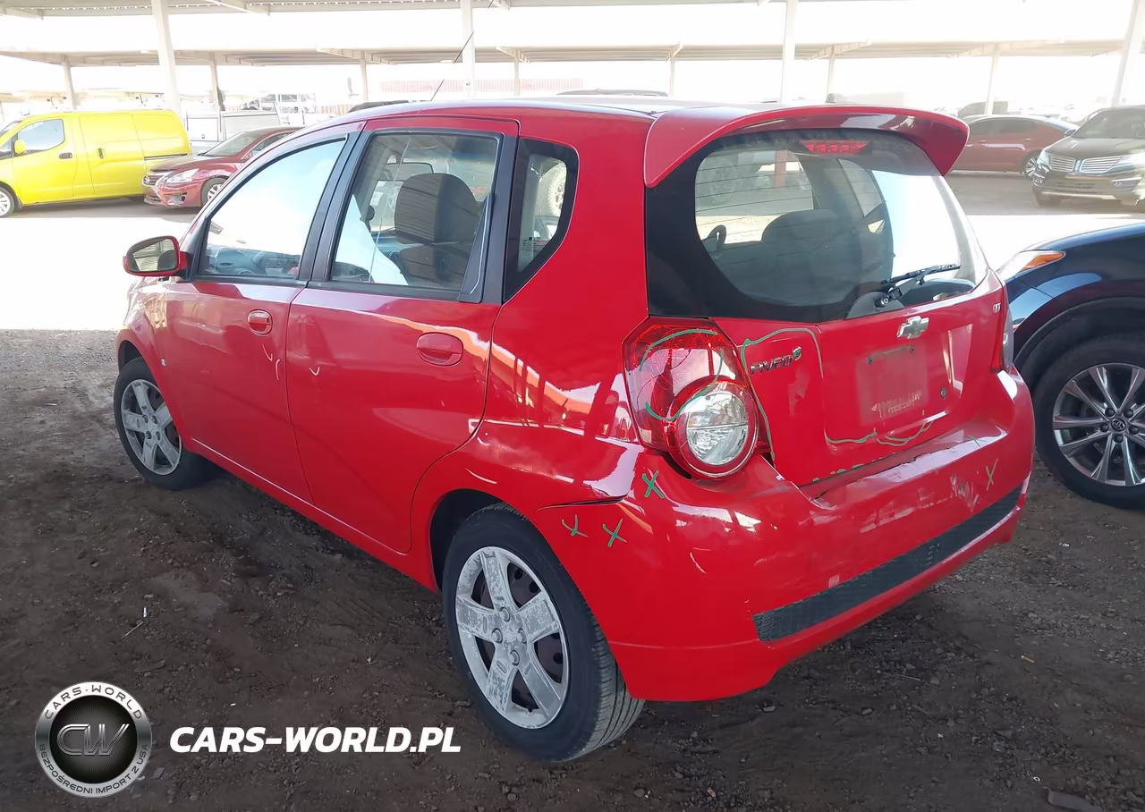 2009 Chevrolet Aveo Lt W-2Lt VIN:KL1TG66EX9B323446 - 3