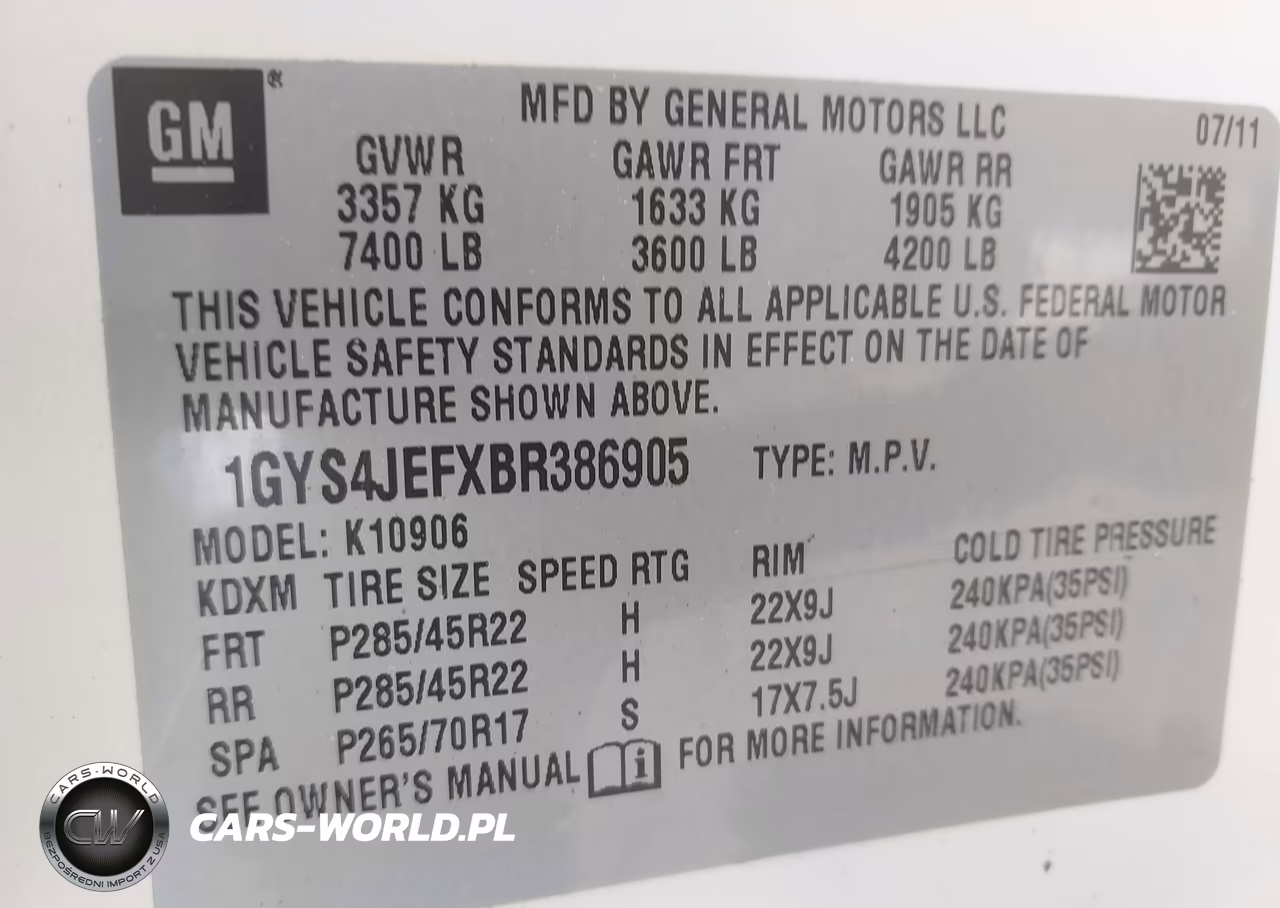 2011 Cadillac Escalade Esv Premium VIN:1GYS4JEFXBR386905 - 9