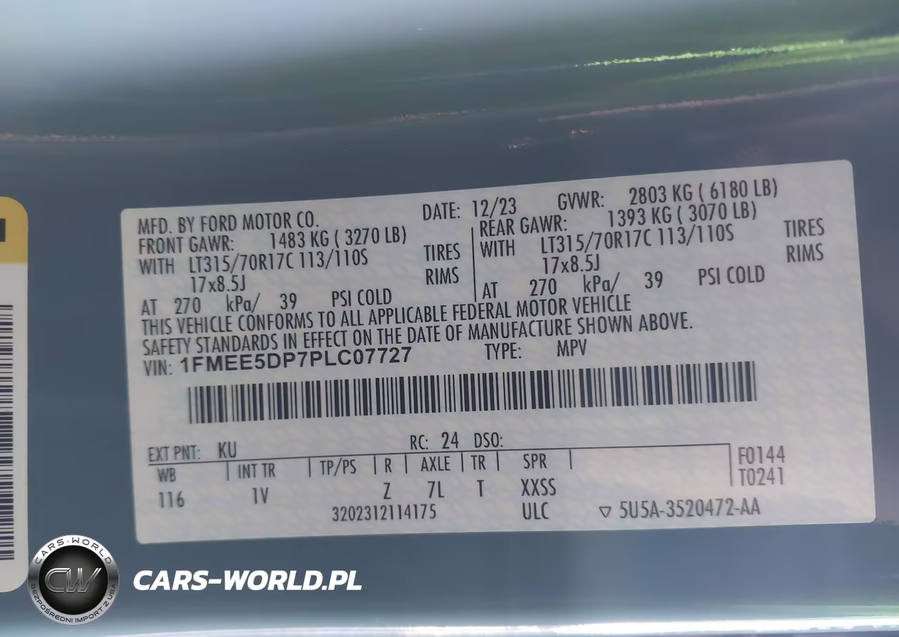 2023 Ford Bronco Badlands VIN:1FMEE5DP7PLC07727 - 9