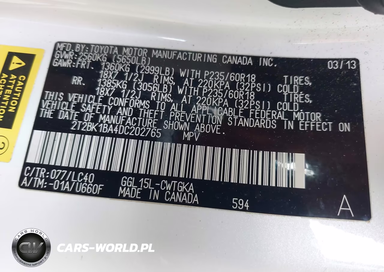 2013 Lexus Rx 350 VIN:2T2BK1BA4DC202765 - 9