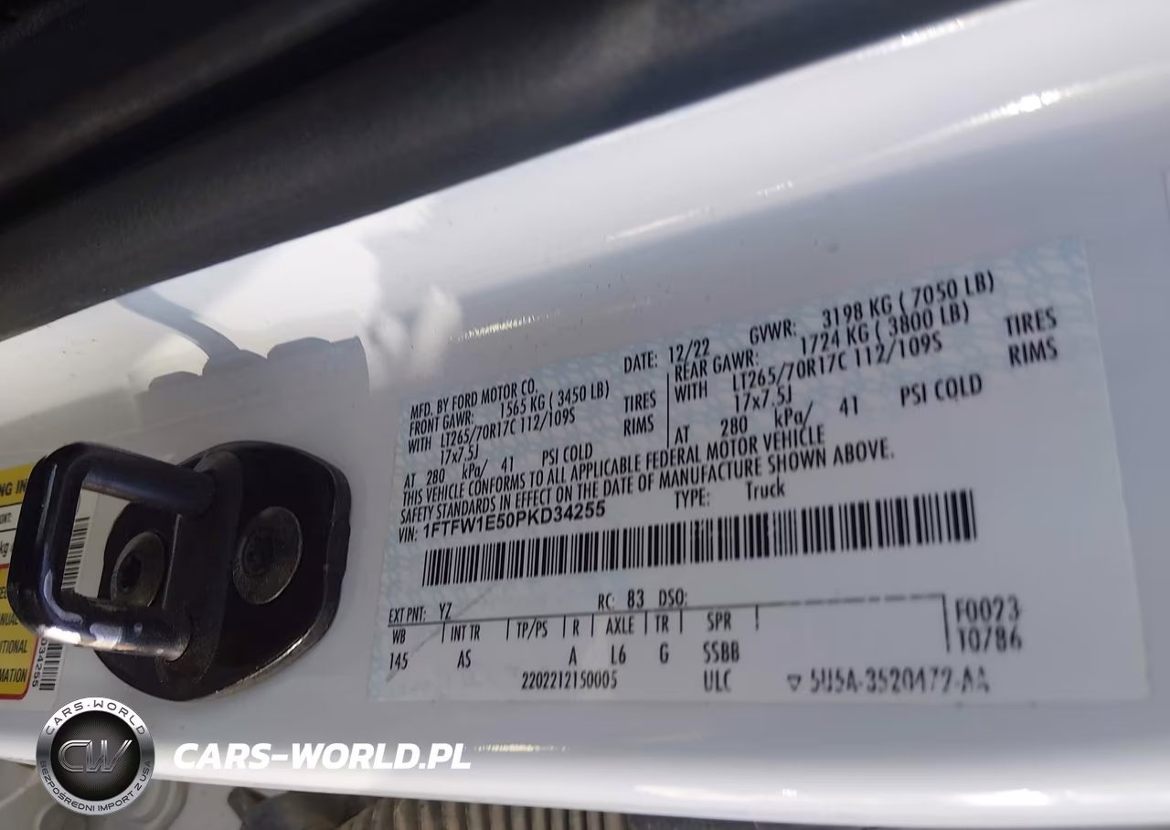 2023 Ford F-150 Xl VIN:1FTFW1E50PKD34255 - 9