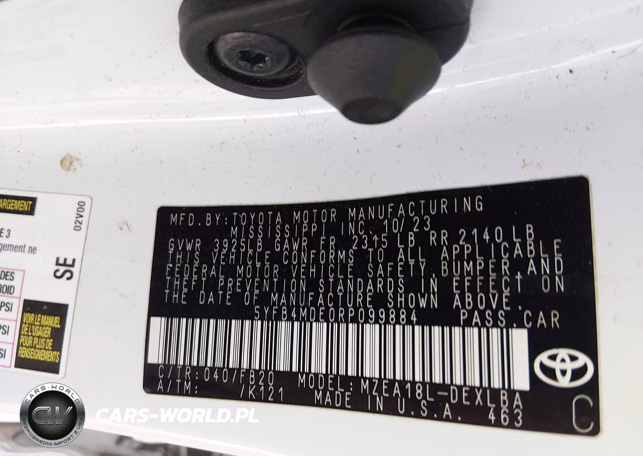 2024 Toyota Corolla Le VIN:5YFB4MDE0RP099884 - 9