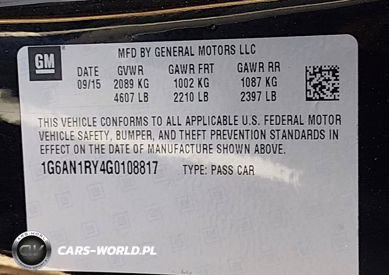 2016 Cadillac Ats-V VIN:1G6AN1RY4G0108817 - 9