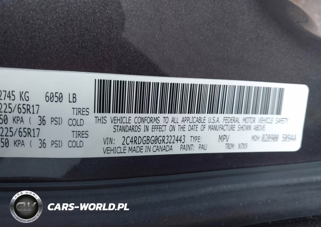 2016 Dodge Grand Caravan Se Plus VIN:2C4RDGBG0GR322443 - 9