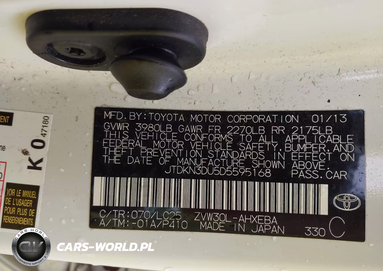 2013 Toyota Prius Three Se VIN:JTDKN3DU5D5595168 - 9