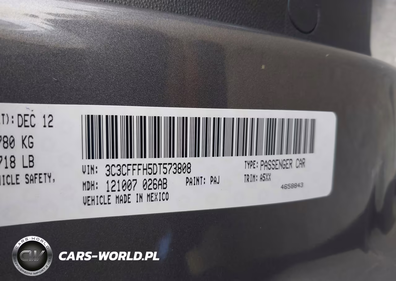 2013 Fiat 500 Abarth VIN:3C3CFFFH5DT573808 - 9
