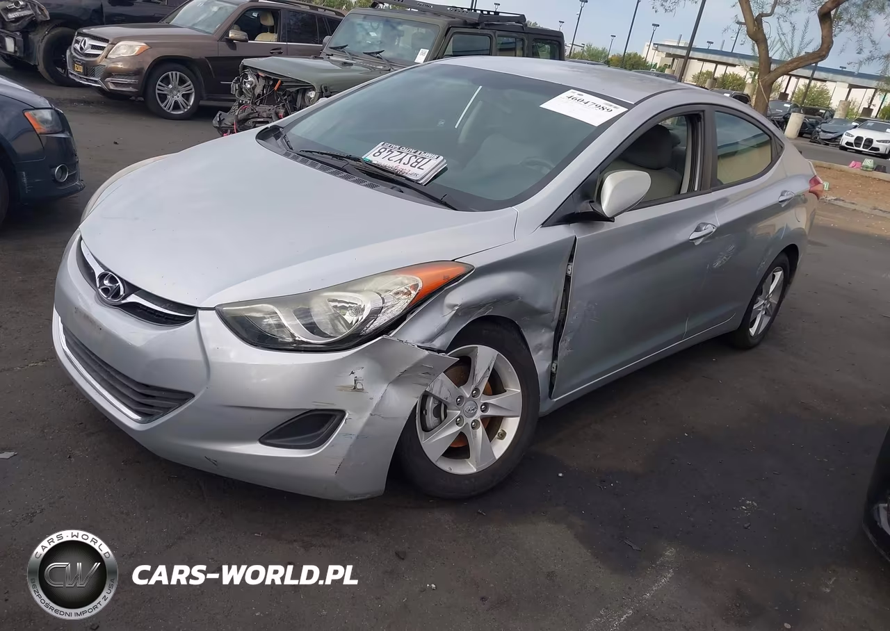 2013 Hyundai Elantra Gls VIN:5NPDH4AE0DH397472 - 2