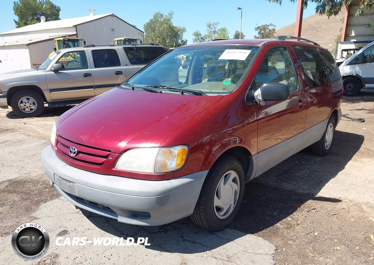 2002 Toyota Sienna Le VIN:4T3ZF13C32U414972 - 2