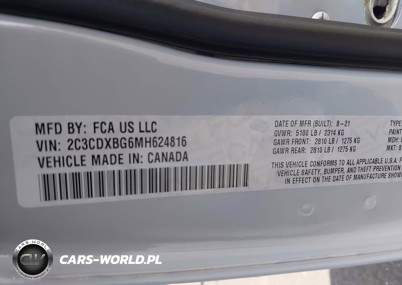 2021 Dodge Charger Sxt Rwd VIN:2C3CDXBG6MH624816 - 9