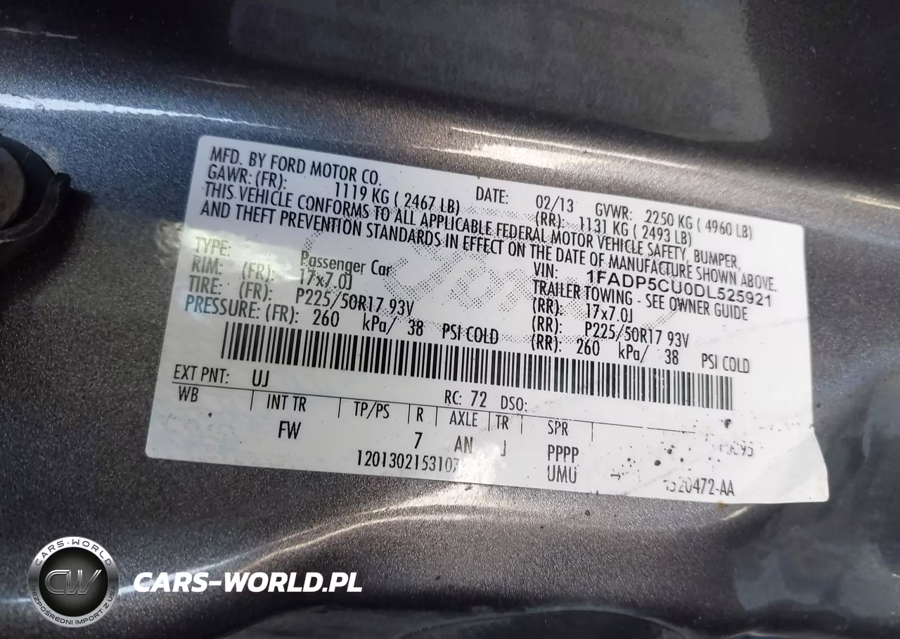 2013 Ford C-Max Energi Sel VIN:1FADP5CU0DL525921 - 9