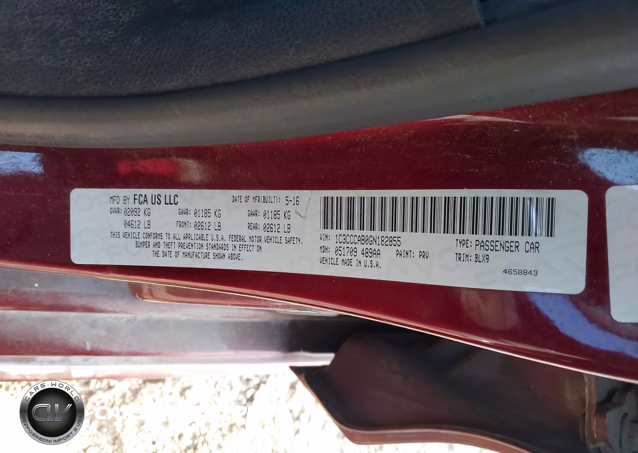 2016 Chrysler 200 Limited Platinum VIN:1C3CCCAB0GN182855 - 9