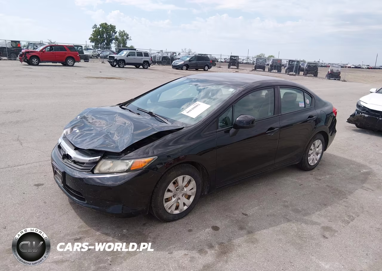 2012 Honda Civic Lx VIN:19XFB2F53CE093952 - 2