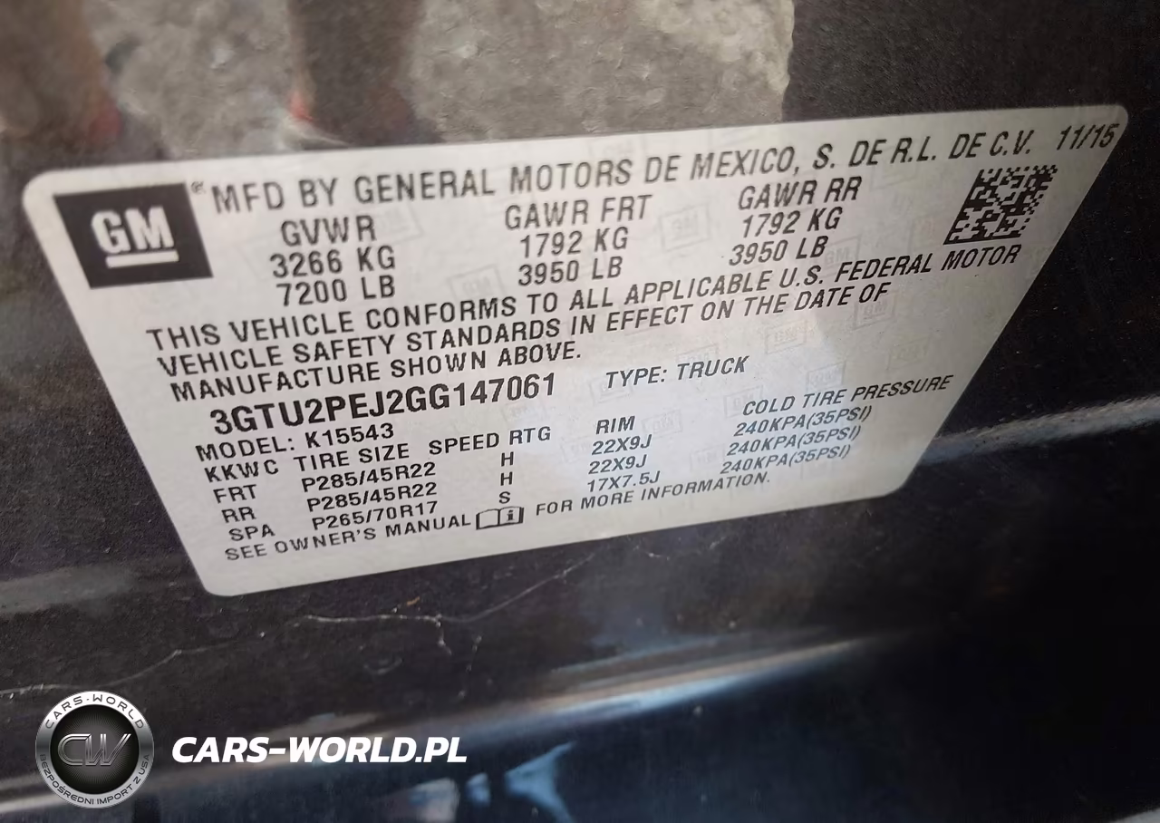 2016 GMC Sierra 1500 Denali VIN:3GTU2PEJ2GG147061 - 9