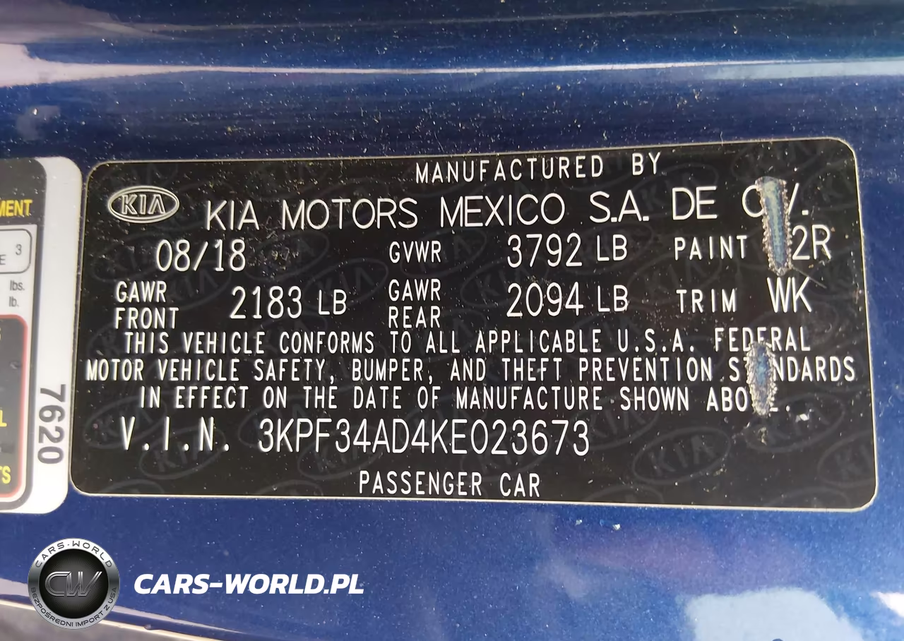 2019 Kia Forte S VIN:3KPF34AD4KE023673 - 9