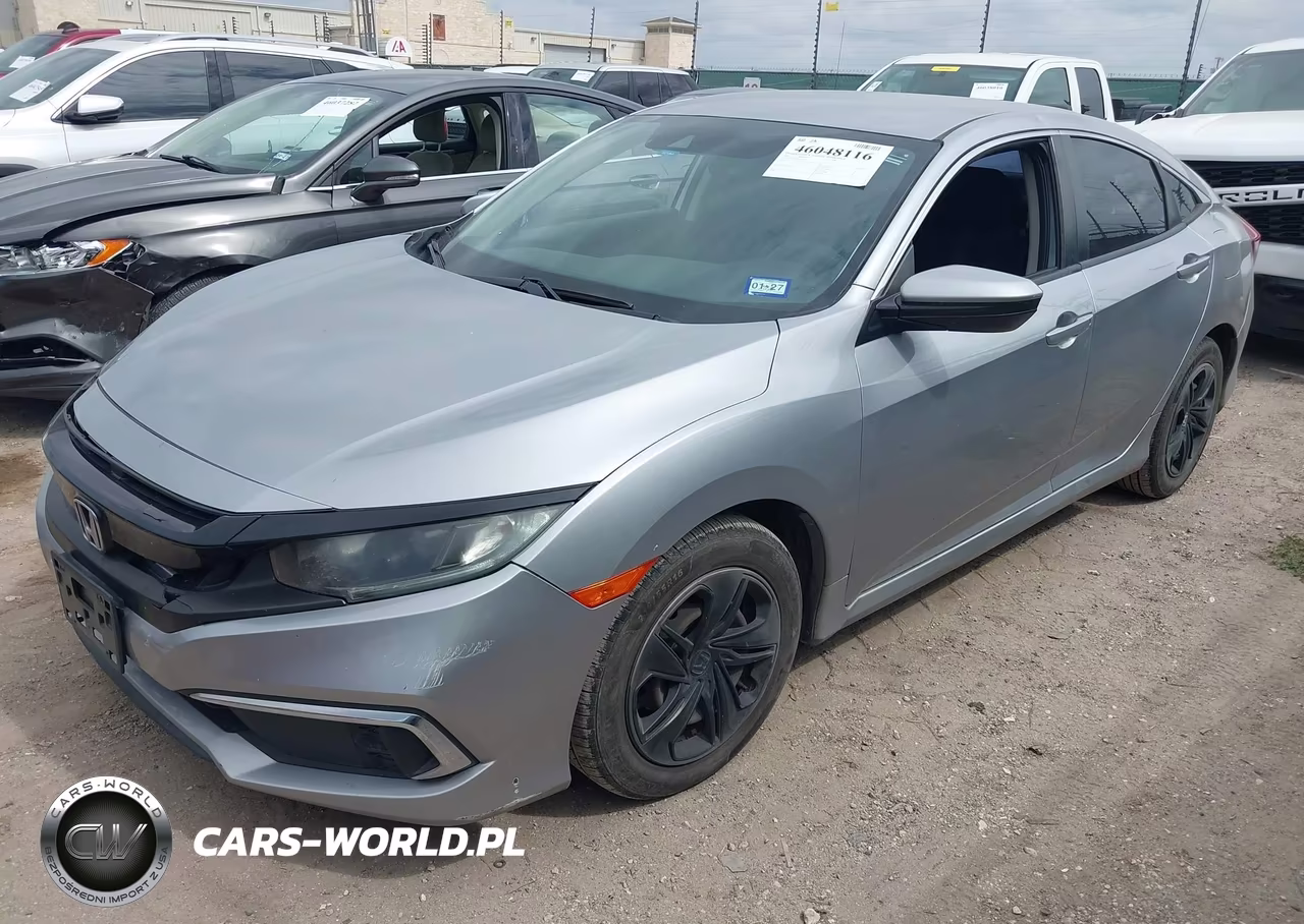 2019 Honda Civic Lx VIN:19XFC2F65KE006959 - 2