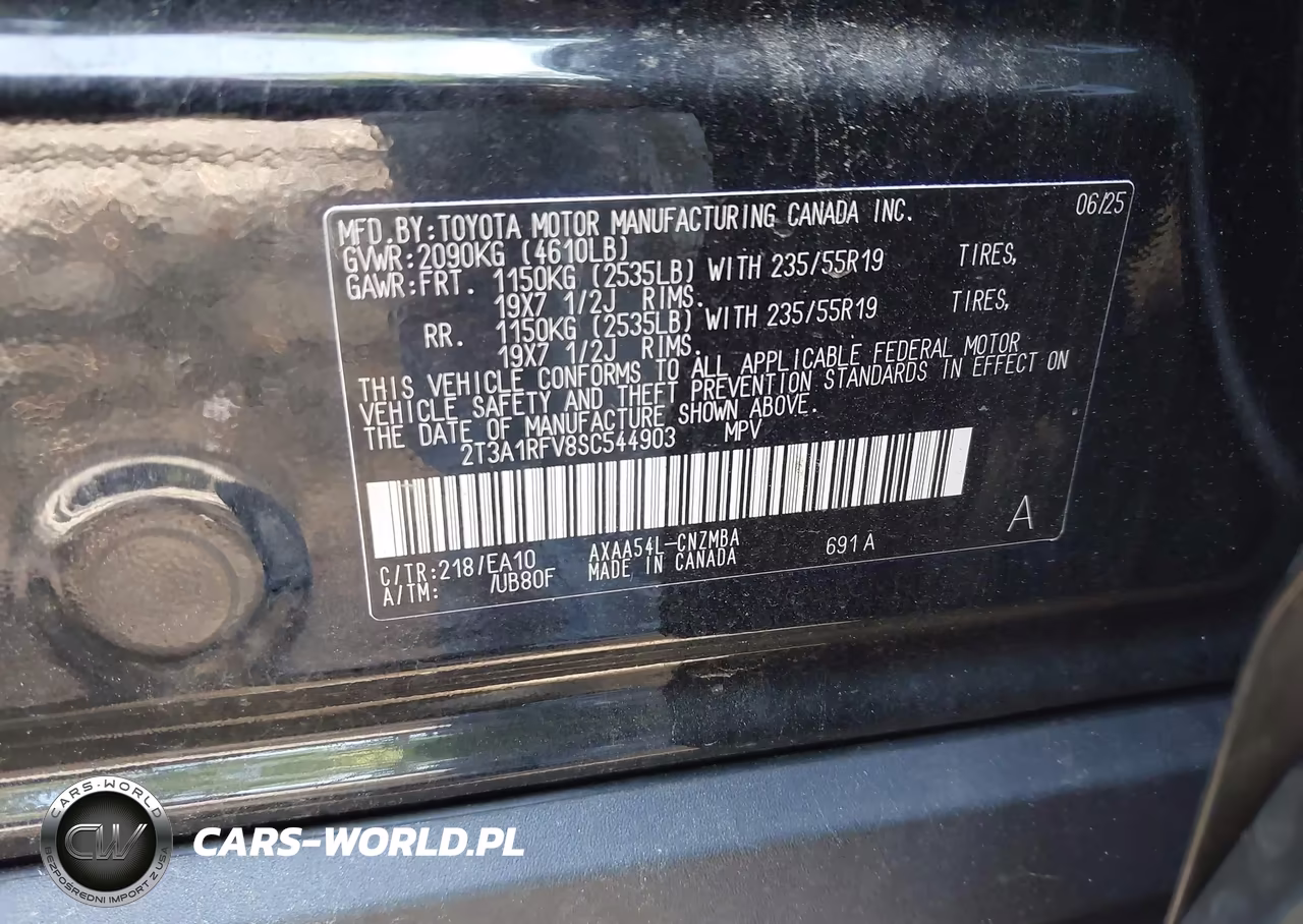 2025 Toyota Rav4 Xle Premium VIN:2T3A1RFV8SC544903 - 9