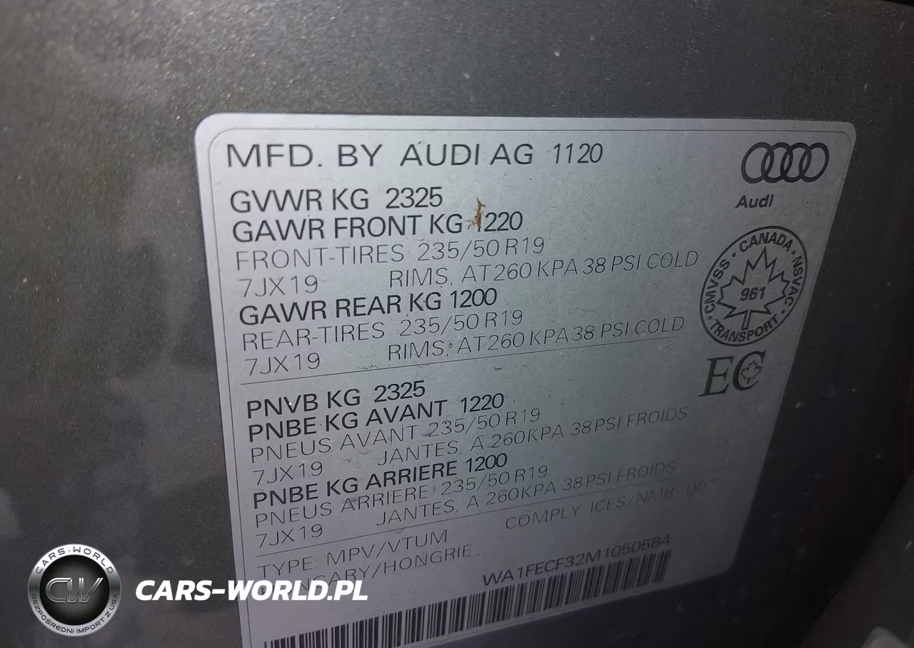 2021 Audi Q3 45 Technik VIN:WA1FECF32M1050584 - 9