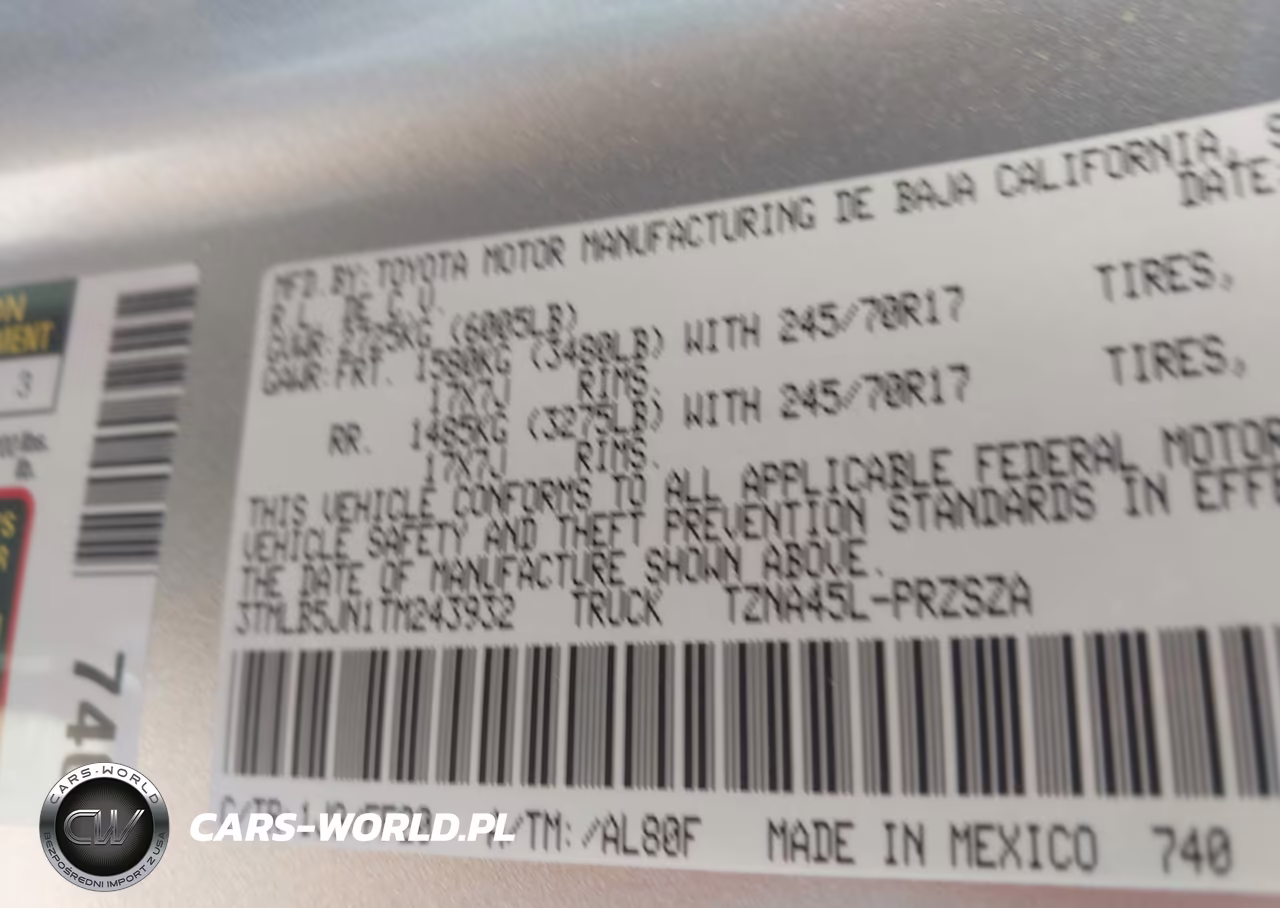 2026 Toyota Tacoma Sr5 VIN:3TMLB5JN1TM243932 - 9